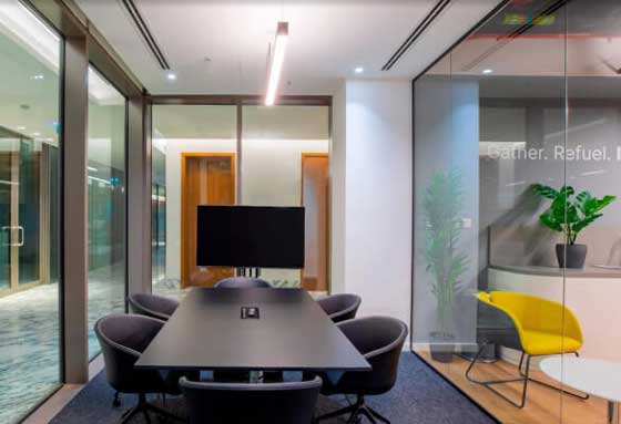 Hotdesk Office Interior Design